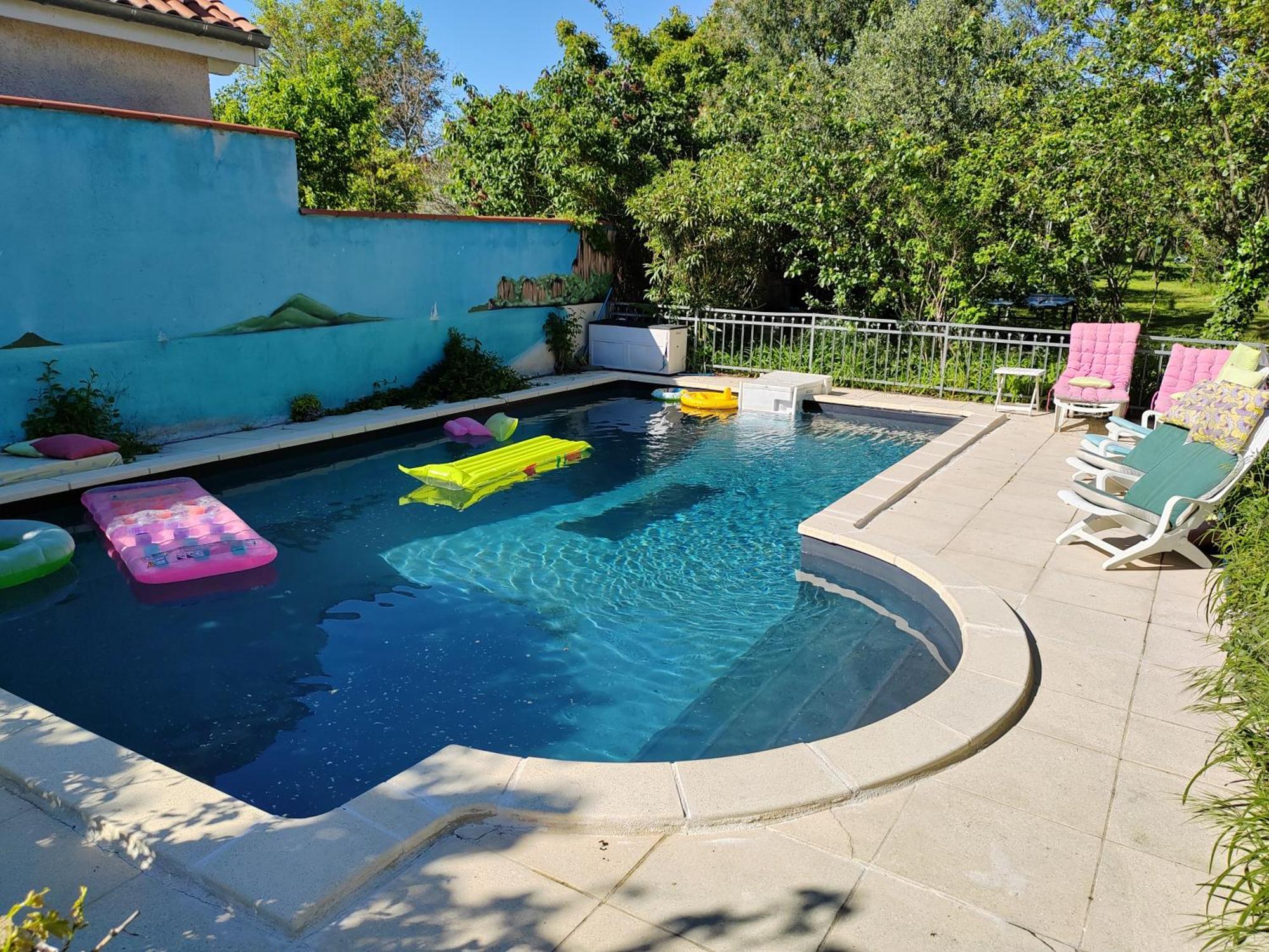 Апартаменты 80 M2 Independant 4 Personnes Direct Gare Ou Aeroport Jardin Piscine Тулуза Экстерьер фото